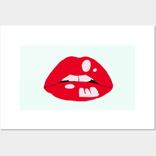 Beauty Lips Mask Posters and Art